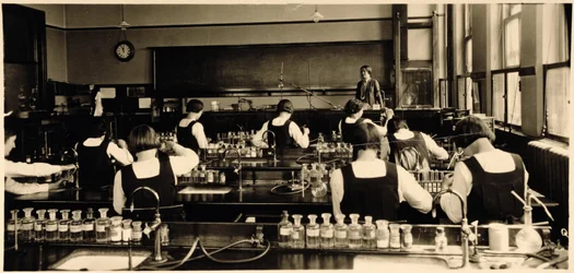 Science Lesson at the London Grammar School for Girls, 1936